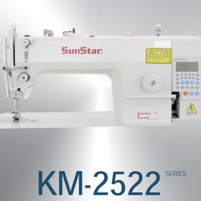 Máy may 1 kim, motor liền trục, cắt chỉ tự động, nâng chân vịt tự động, dùng cho hàng dày KM-2522BL