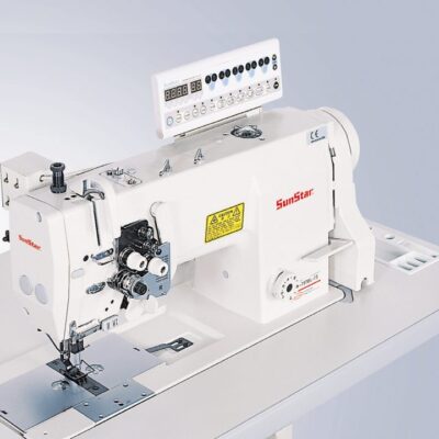 Máy may 2 kim di động cơ, ổ nhỏ dùng cho hàng mỏng và trung bình KM-797