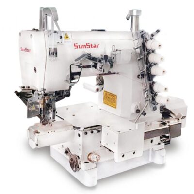 Máy đánh bông điện tử, đế trụ nhỏ 176mm, cắt chỉ khí nén SCD-7350G-56-UTP