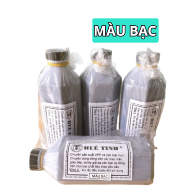 Mực máy nhảy số màu bạc loại 500ml